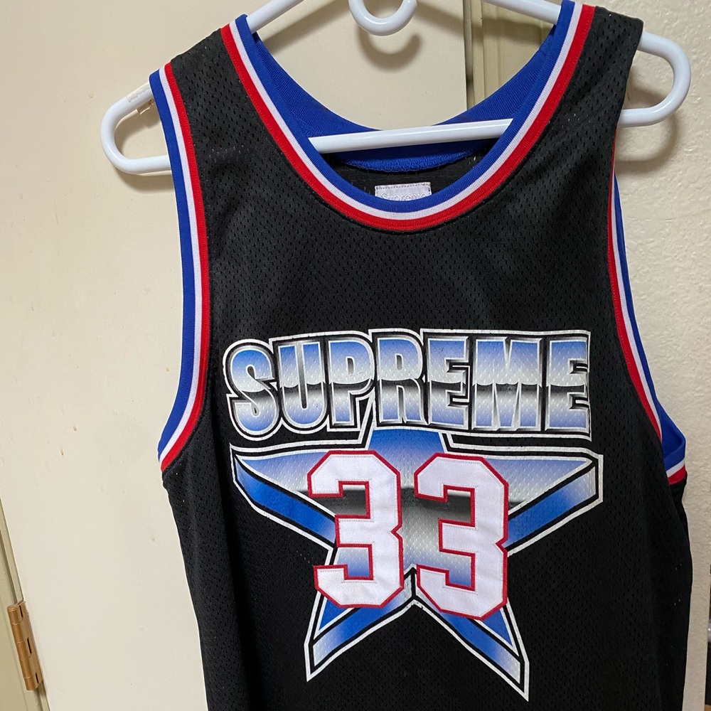 Used Supreme 2015 basketball jersey “all star” L